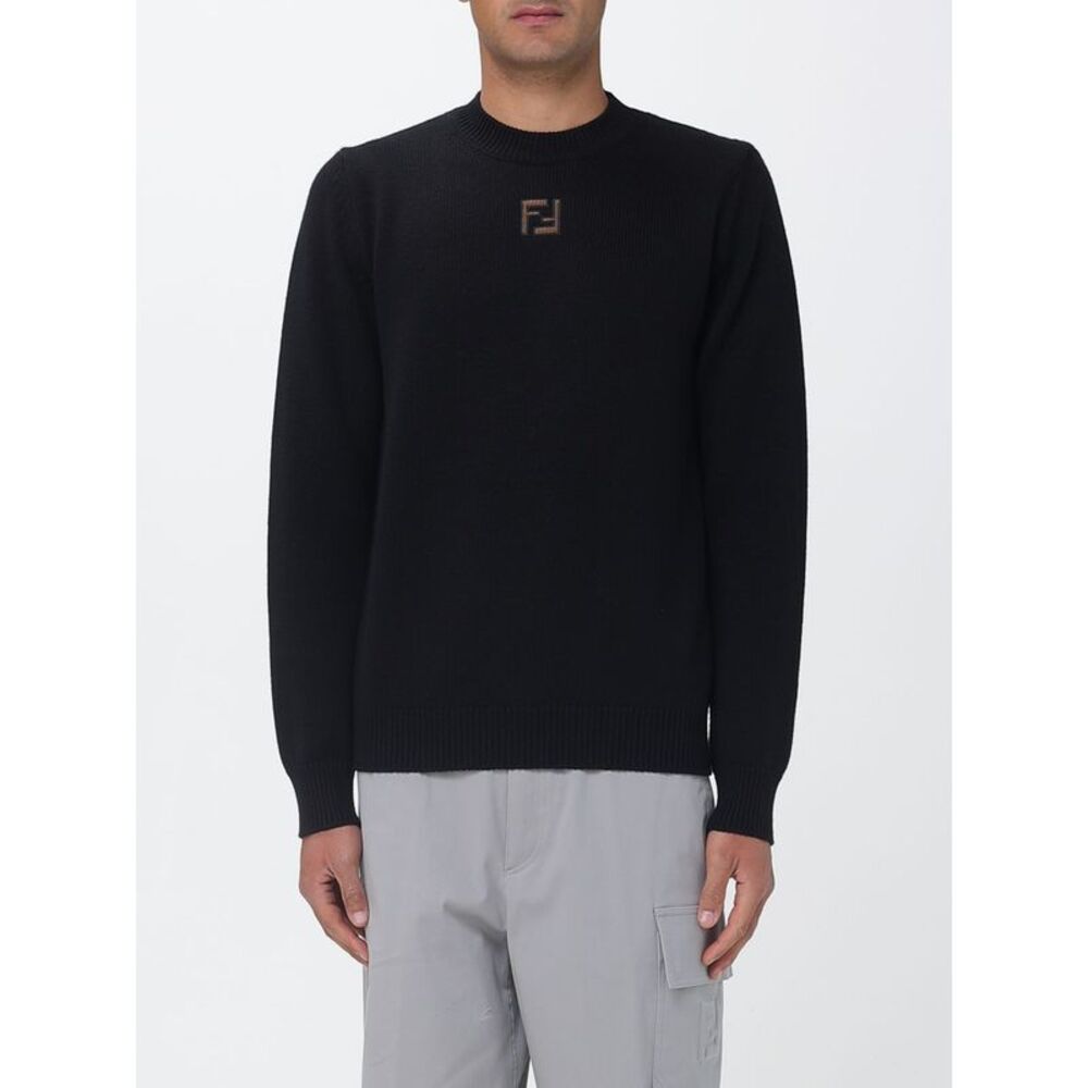 Fendi Men Ff Fendi Wool Crew-Neck Sweater